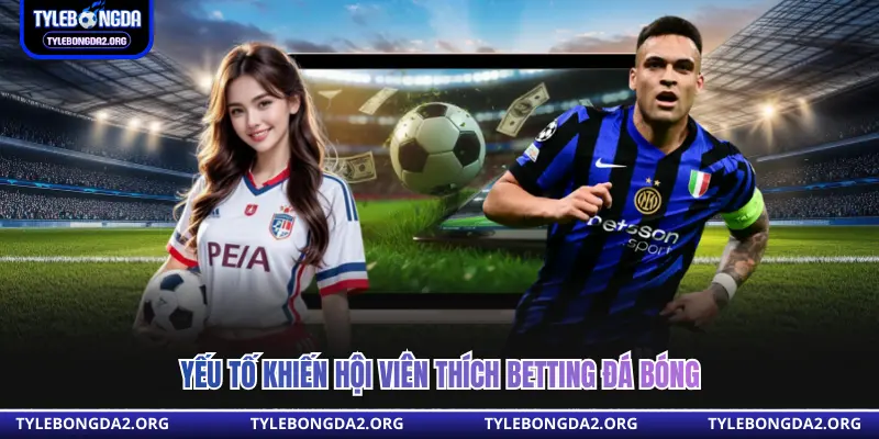Yếu tố khiến hội viên thích betting đá bóng 